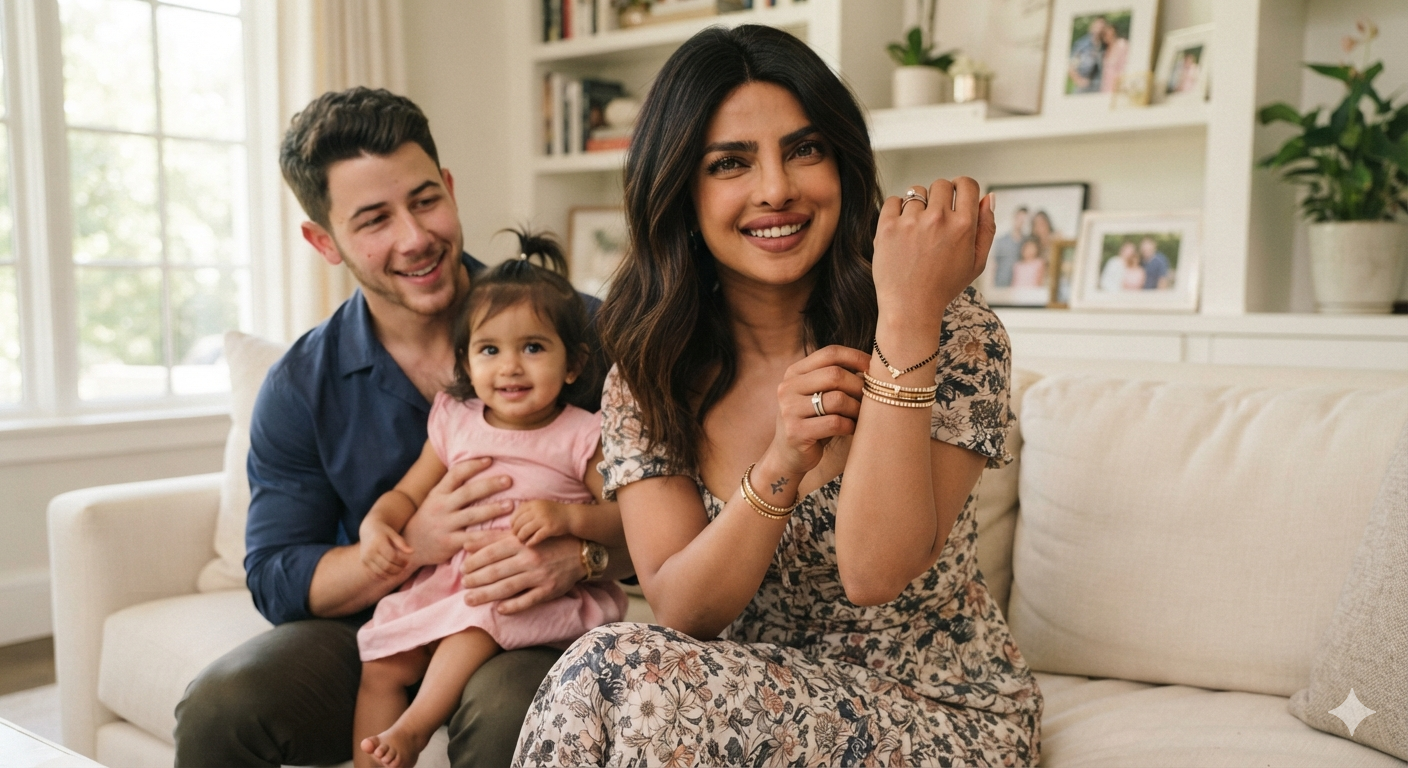 Priyanka Chopra Jonas Celebrates Family Moments While Embracing Her Desi Style