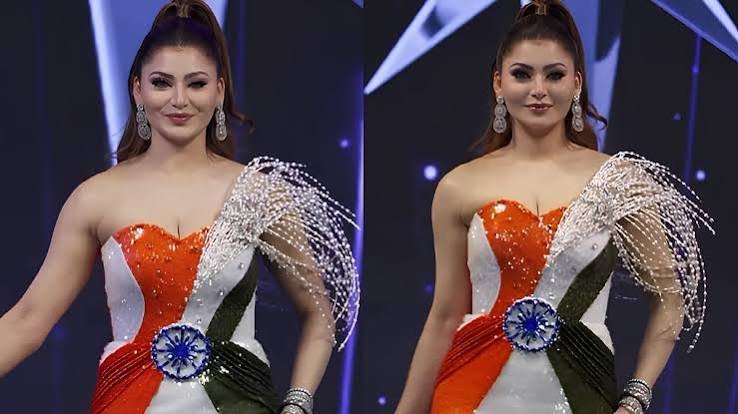 Urvashi Rautela’s Tricolour-Inspired Look Makes a Powerful Fashion Statement