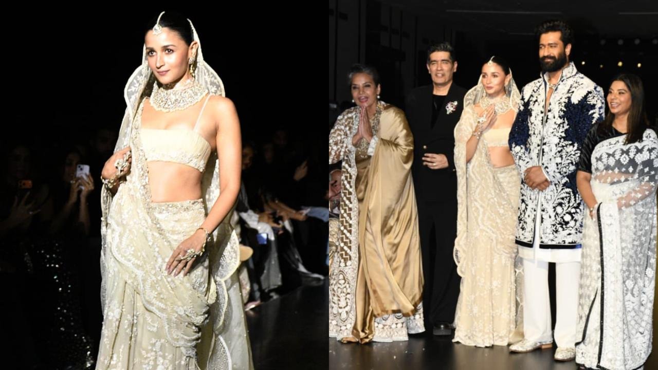 Alia Bhatt’s Ivory Lehenga Look: A Modern Take on Bridal Couture