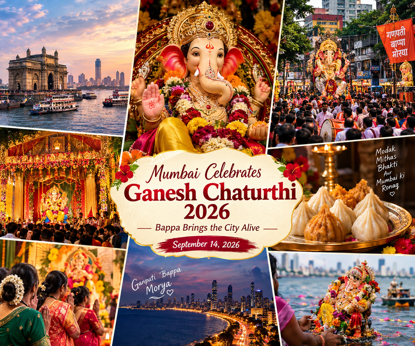 Mumbai Comes Alive for Ganesh Chaturthi 2026